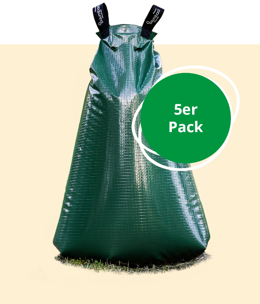 5er Pack baumbad Premium Baumbewässerungssack aus Polyethylen (PE)